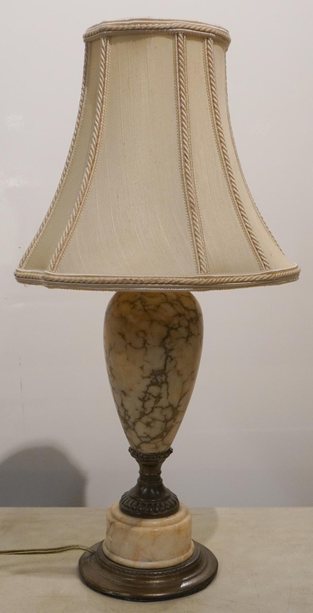 CONTINENTAL MARBLE TABLE LAMP,