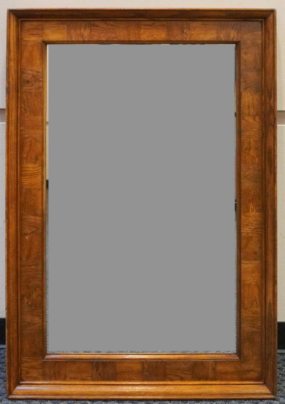 CONTEMPORARY FRUITWOOD FRAME MIRROR  2e74cc