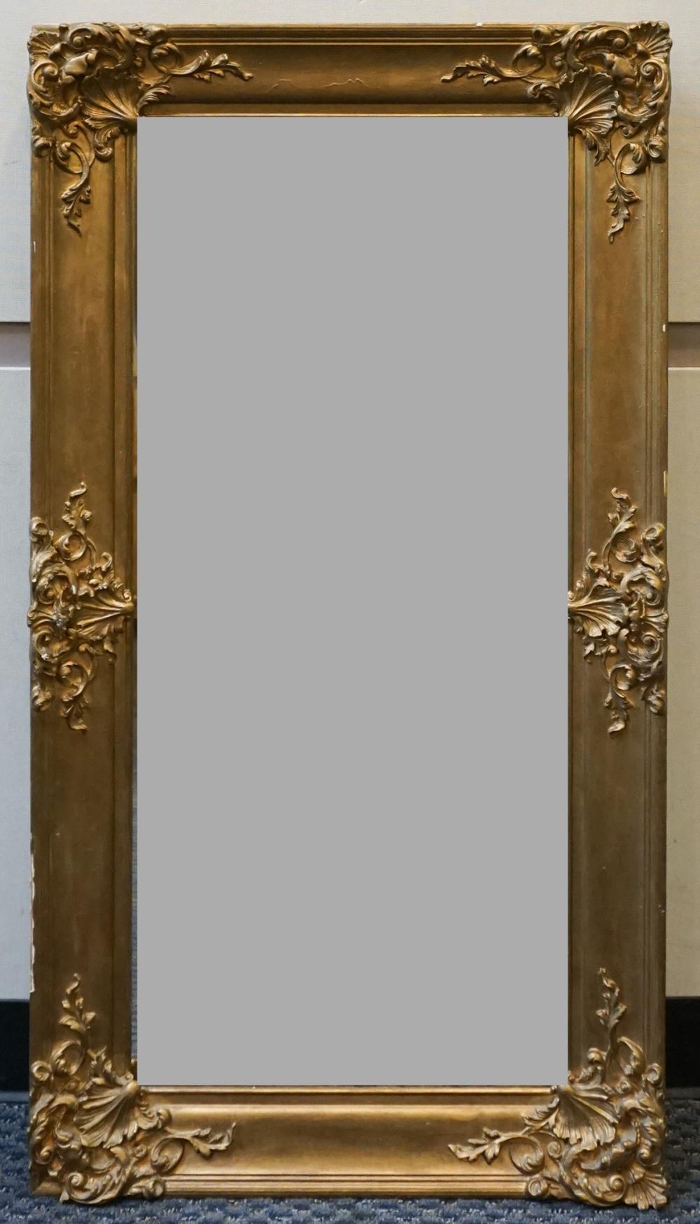 LOUIS XV STYLE GILT DECORATED BEVEL