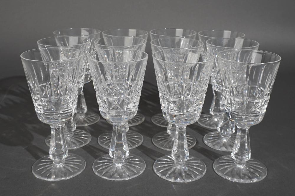 SET OF 12 WATERFORD CUT CRYSTAL