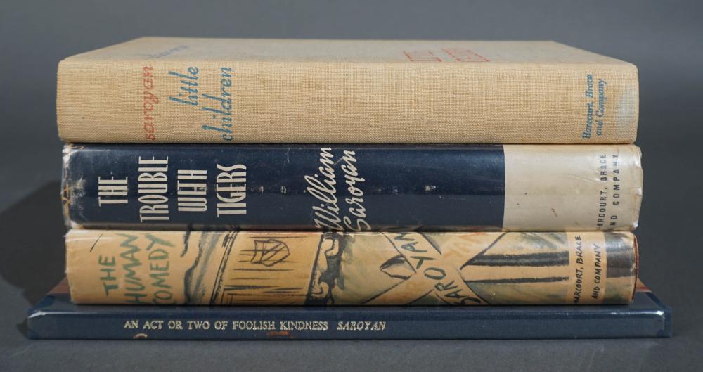 FOUR EARLY OR FIRST EDITION HARDCOVER