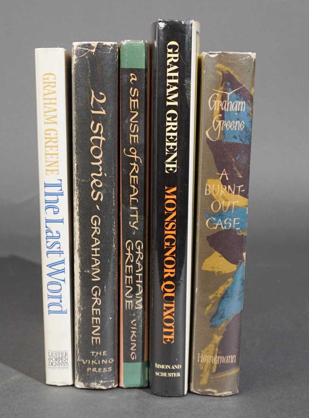 FIVE EARLY OR FIRST EDITION HARDCOVER