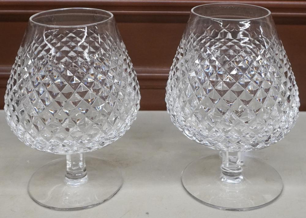 PAIR WATERFORD CRYSTAL LARGE BRANDY 2e754e
