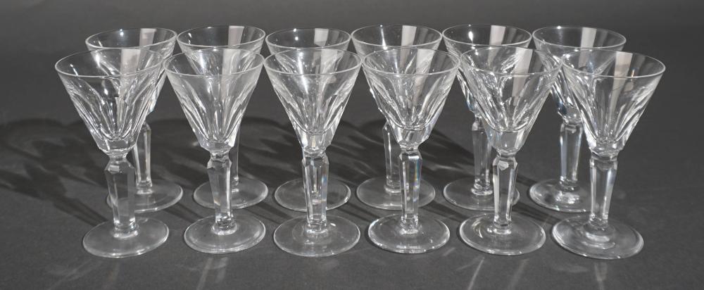 SET OF 12 WATERFORD CRYSTAL CORDIALS 2e7567