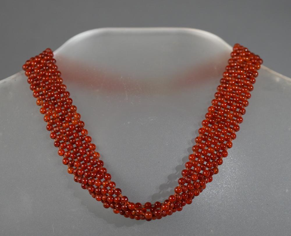 14-KARAT YELLOW-GOLD AND CARNELIAN