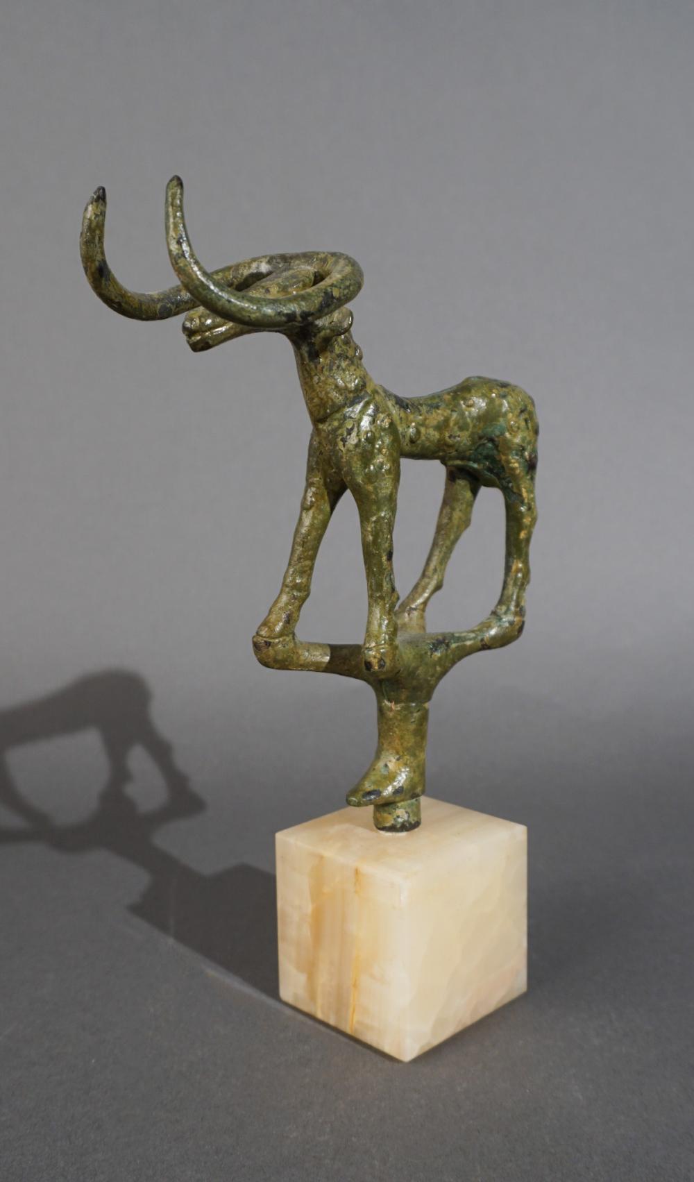 CONTEMPORARY PATINATED METAL FIGURE 2e7612