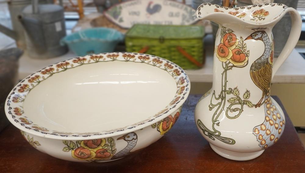 FURNIVALS ENGLISH IRONSTONE PEACOCK