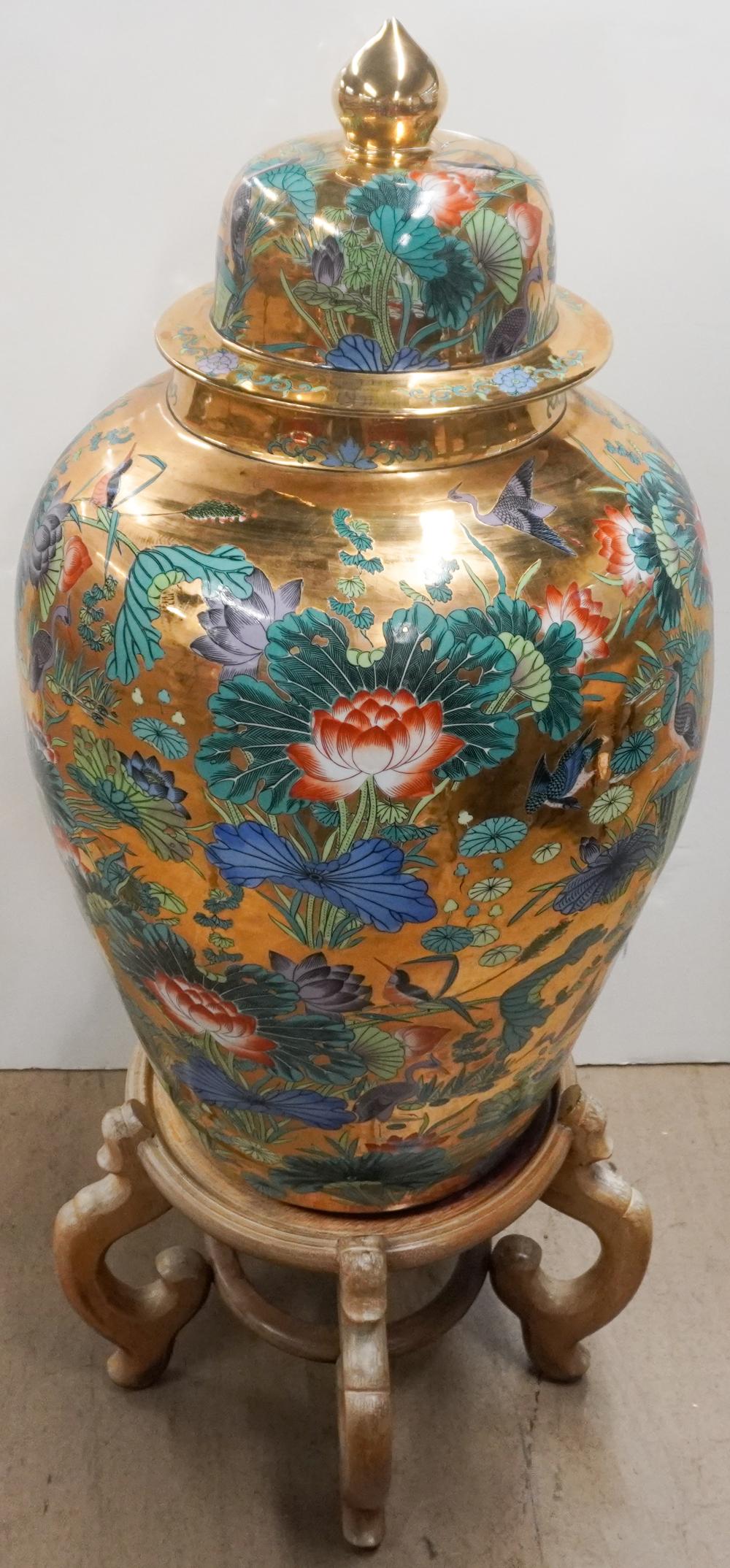 JAPANESE GILT AND POLYCHROME ENAMEL