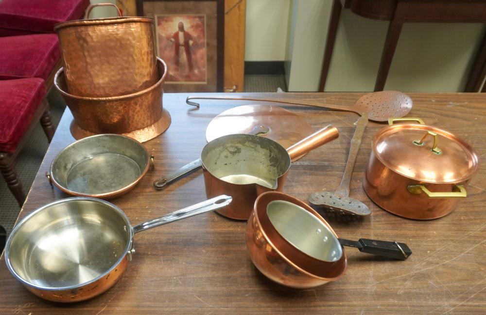 COLLECTION OF ASSORTED COPPER KITCHEN 2e769d
