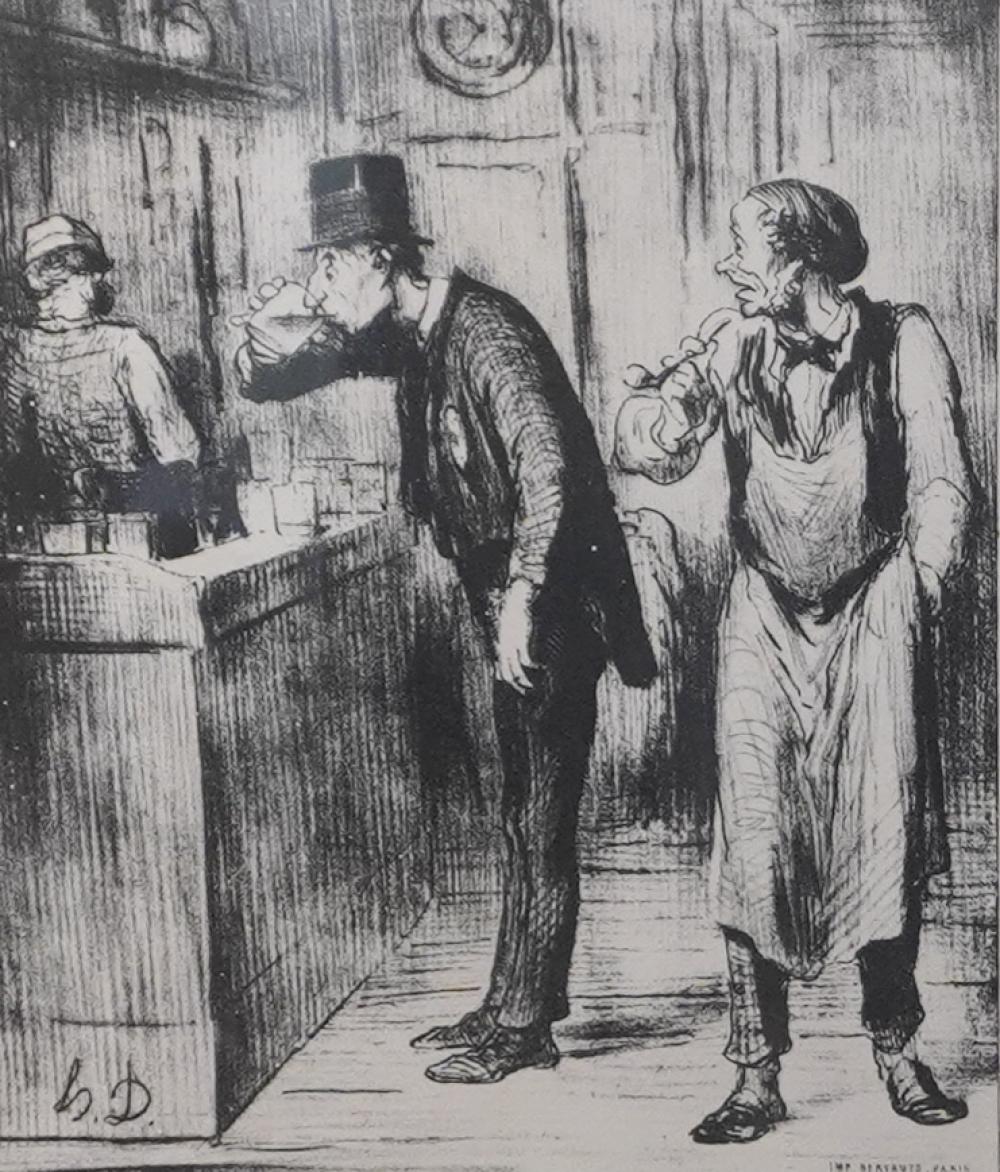 AFTER HONORE DAUMIER, 'AMI DE PERSONNE',