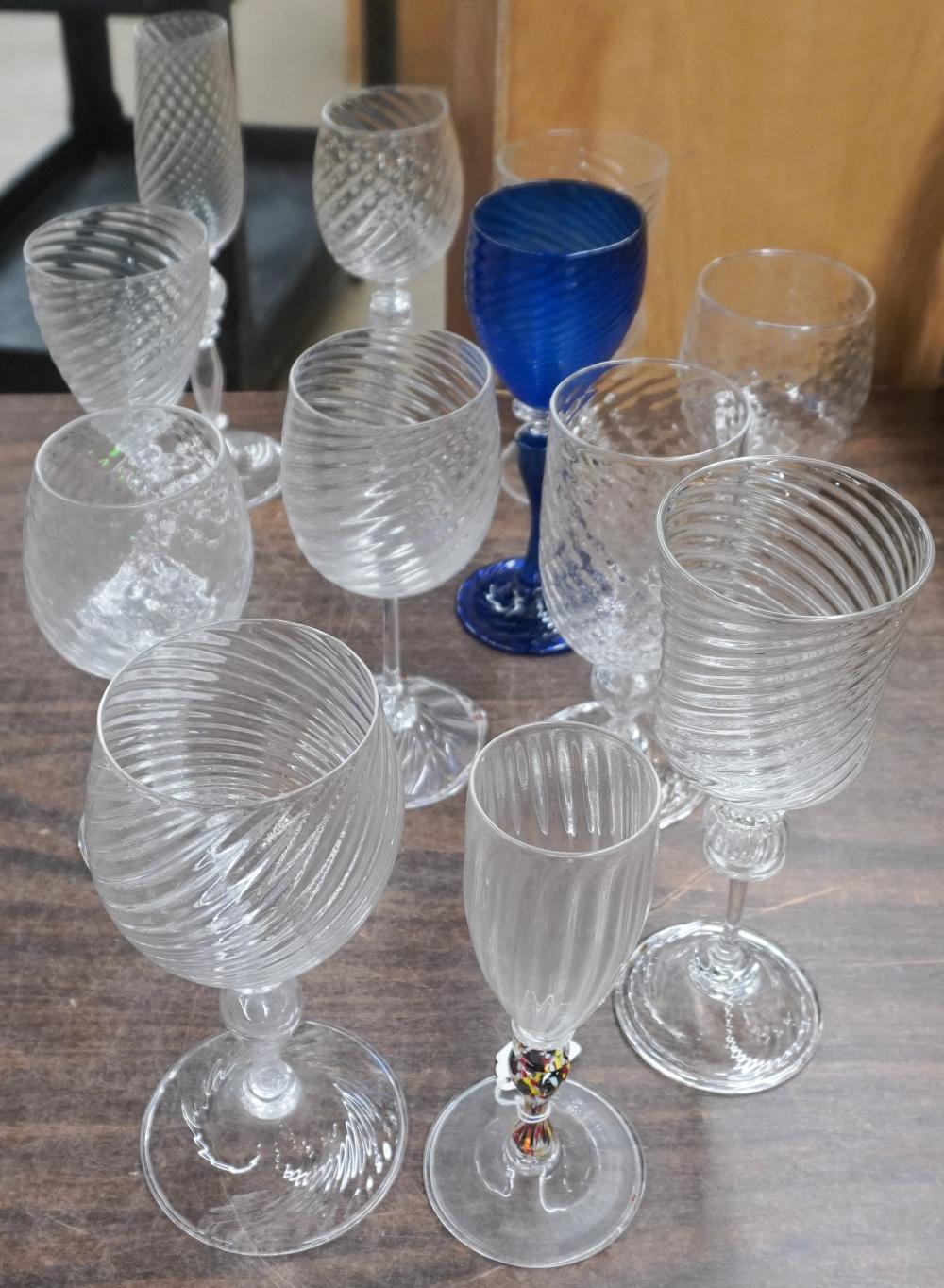 SET OF TWELVE ASSORTED CONTEMPORARY