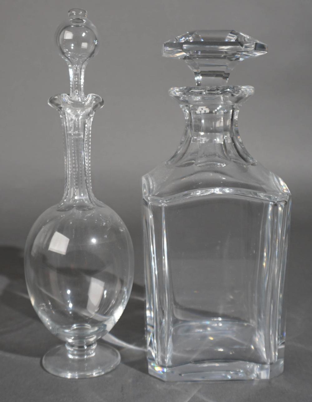 TWO BACCARAT CRYSTAL DECANTERS 2e7734