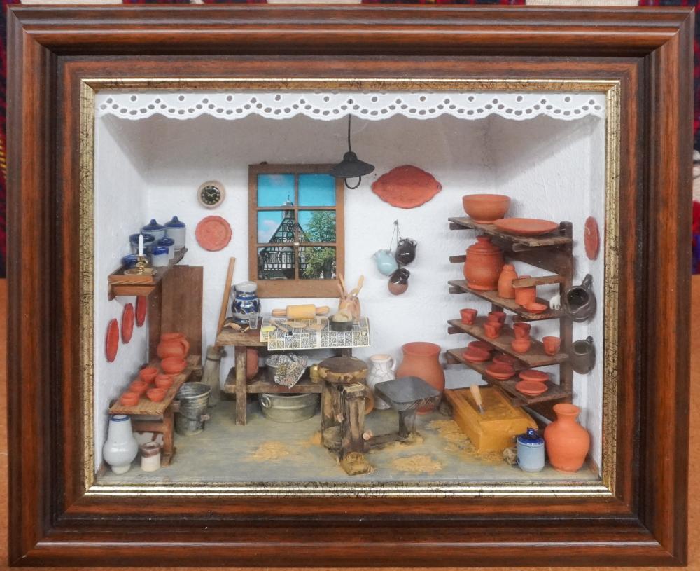 CRAFT DIORAMA FRAME: 13 1/8 X 15