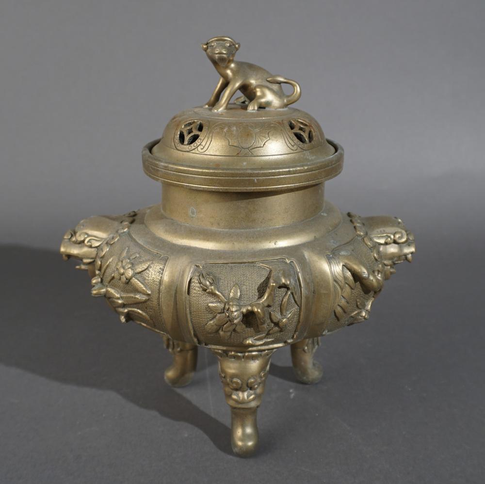 CHINESE BRONZE CENSER QIANLONG 2e7762