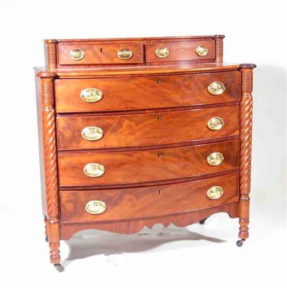 Classical mahogany chest of drawers 4a591