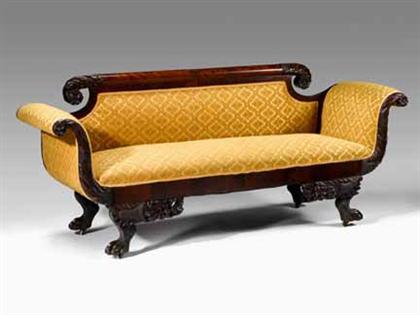 Classical carved mahogany sofa 4a596