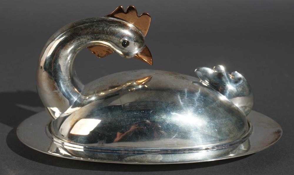 EMILIA CASTILLO SILVERPLATE ROOSTER-FORM