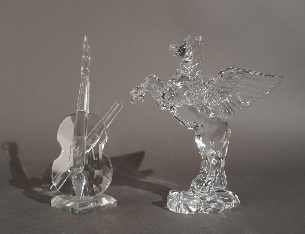 WATERFORD CRYSTAL PEGASUS FIGURINE AND