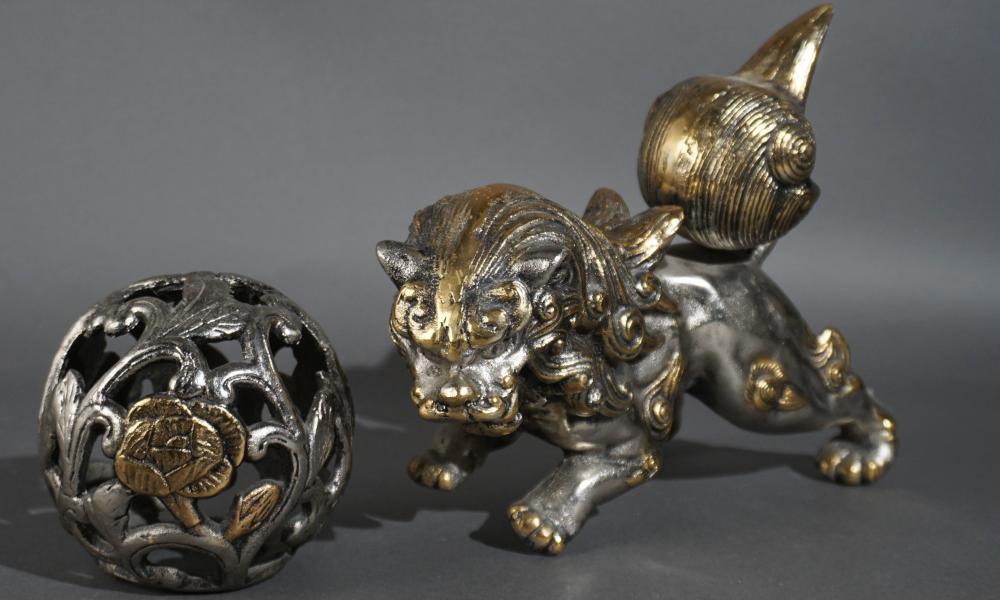 CHINESE GOLD AND SILVER PAINTED