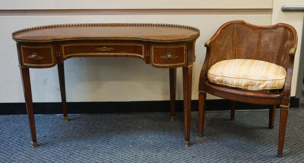 REGENCY STYLE FRUITWOOD CANE SEAT 2e7a53