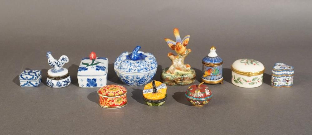 COLLECTION OF PORCELAIN AND CLOISONNE