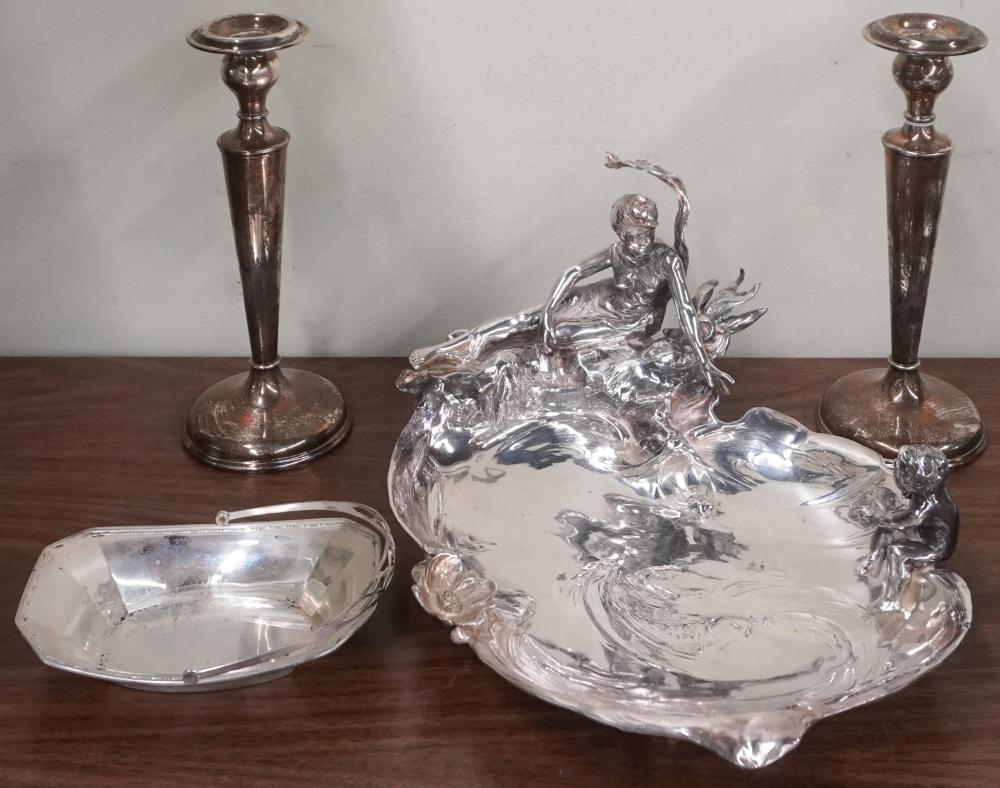 ART NOUVEAU SILVERPLATED CENTERPIECE  2e7b7e