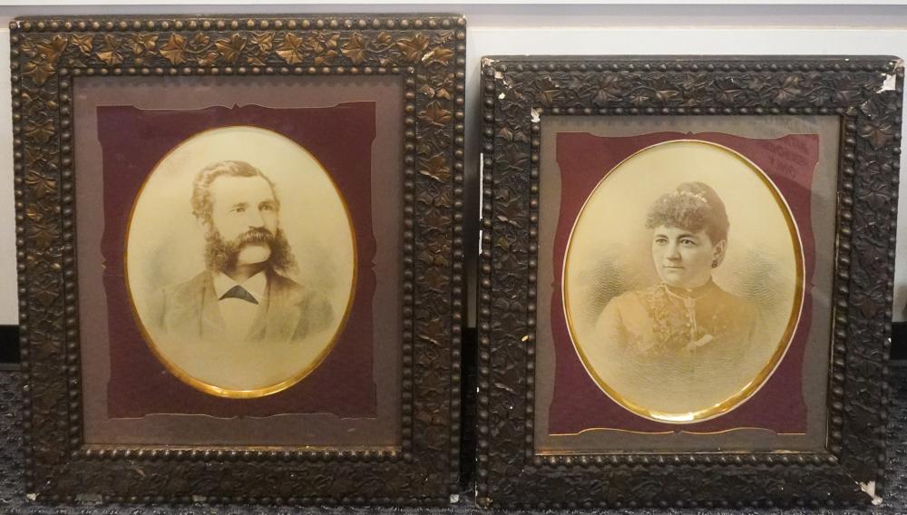 FRAMED PRINT PORTRAITS OF MAN AND