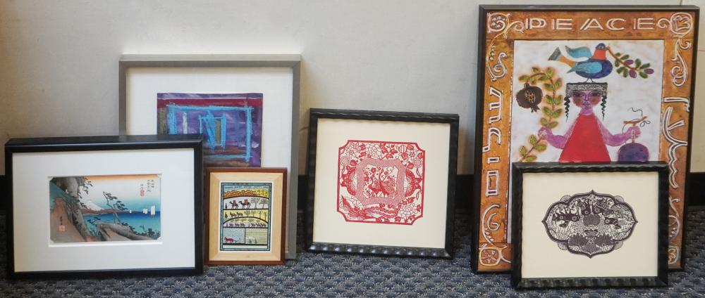 GROUP OF ASSORTED PRINTS AND WORKS
