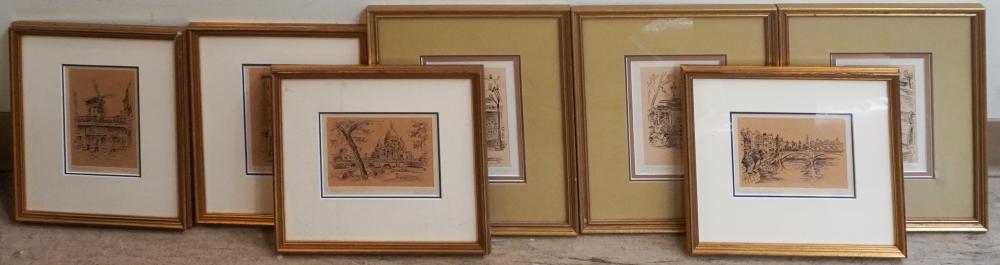 SEVEN PRINTS OF VARIOUS FRENCH 2e7c27