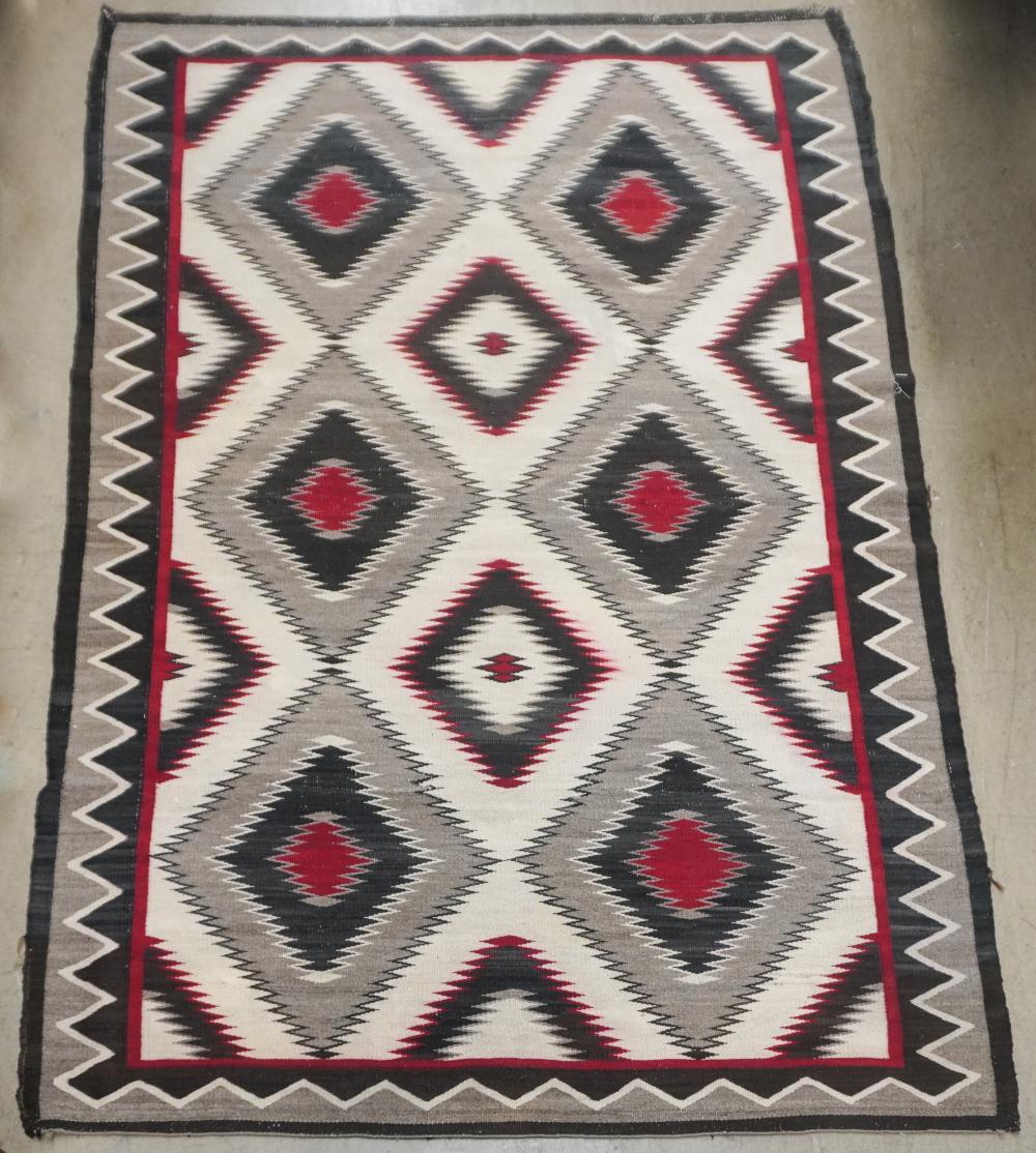 NAVAJO FLOOR WEAVING 7 FT 2 IN 2e7ca0