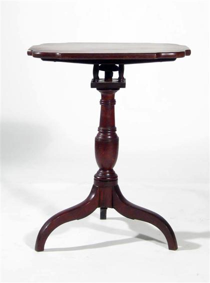 Federal cherry candlestand Shaped 4a613