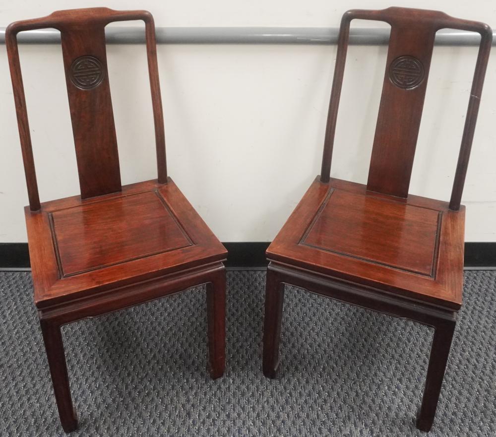 PAIR OF CHINESE STAINED HARDWOOD 2e7ccc