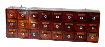 Hanging painted 24 drawer apothecary 4a61e