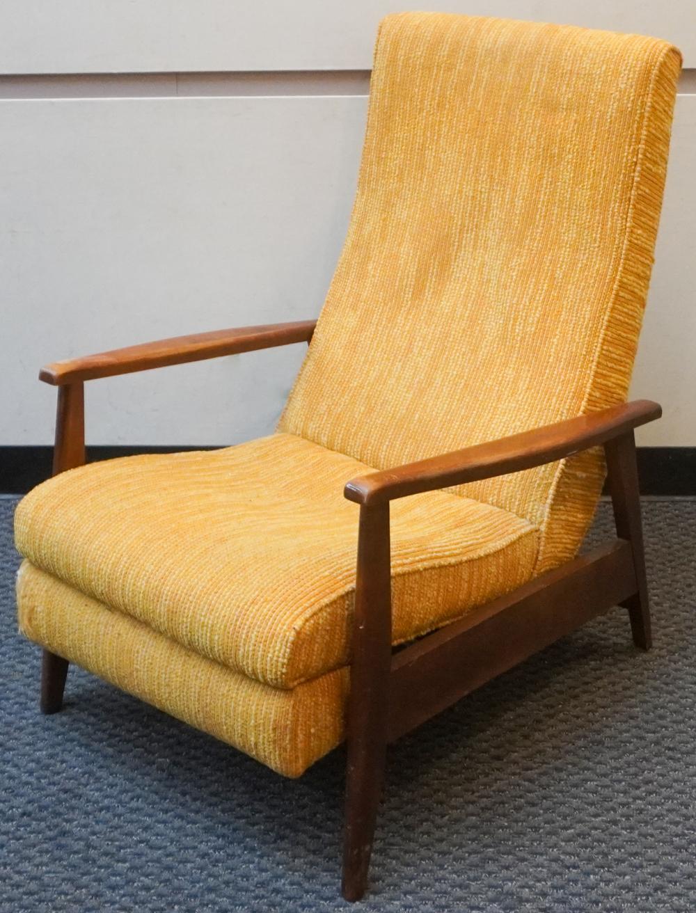 MID-CENTURY MODERN TEAK RECLINING