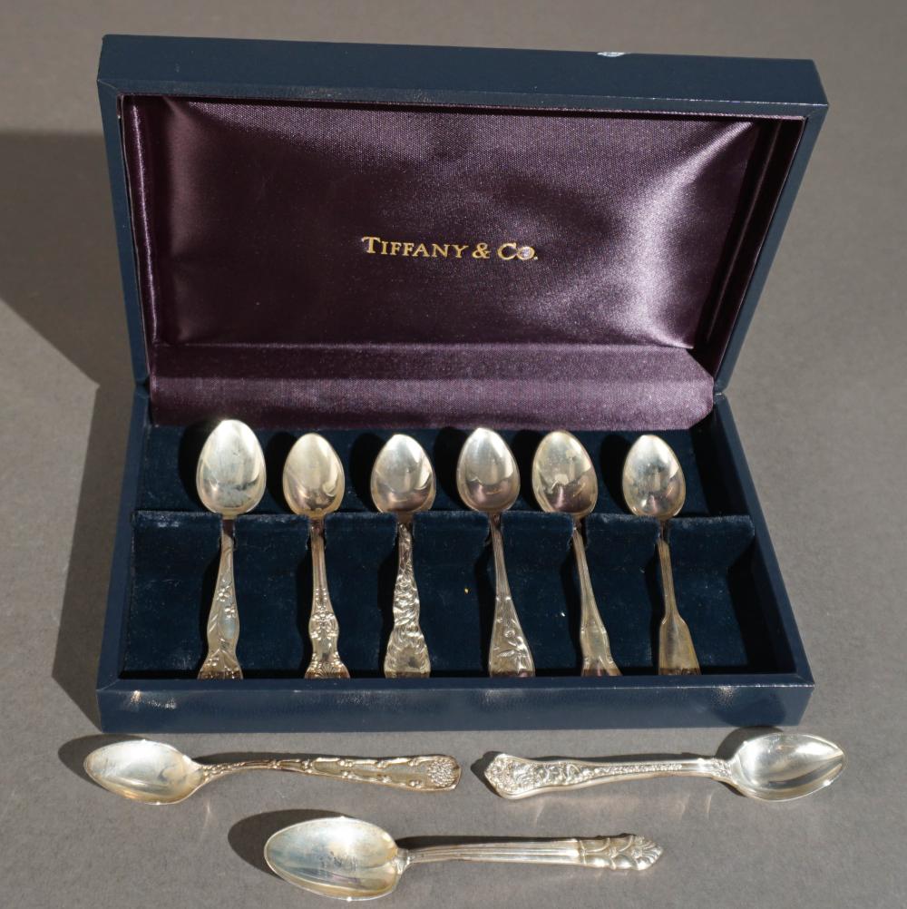 COLLECTION OF NINE TIFFANY & CO