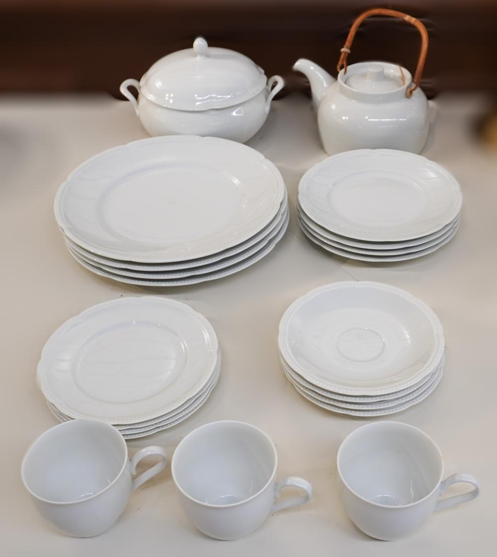 HEINRICH & CO. WHITE GLAZED PORCELAIN