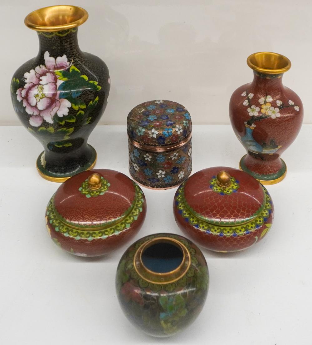 COLLECTION OF CHINESE CLOISONNE