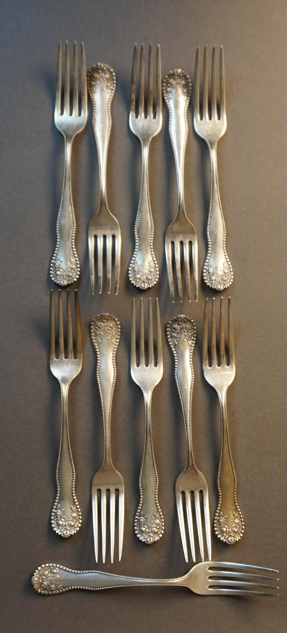 SET OF 11 GORHAM STERLING SILVER