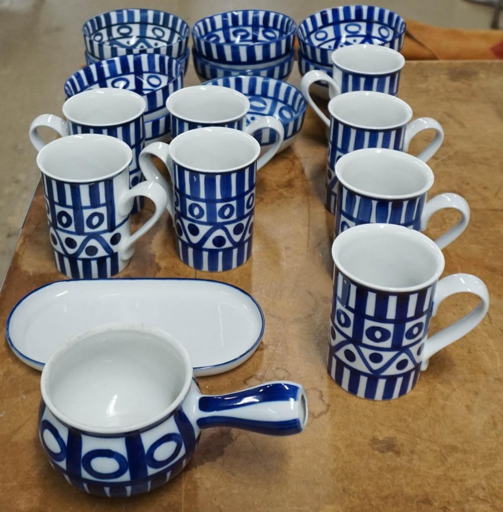 GROUP OF DANSK CERAMIC MUGS AND