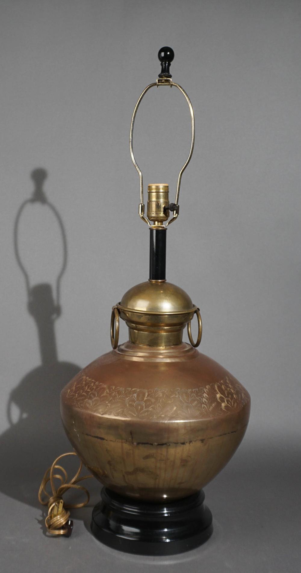 COPPER AND BRASS VESSEL MOUNTED