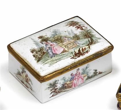 French enamel trinket box late 4a682