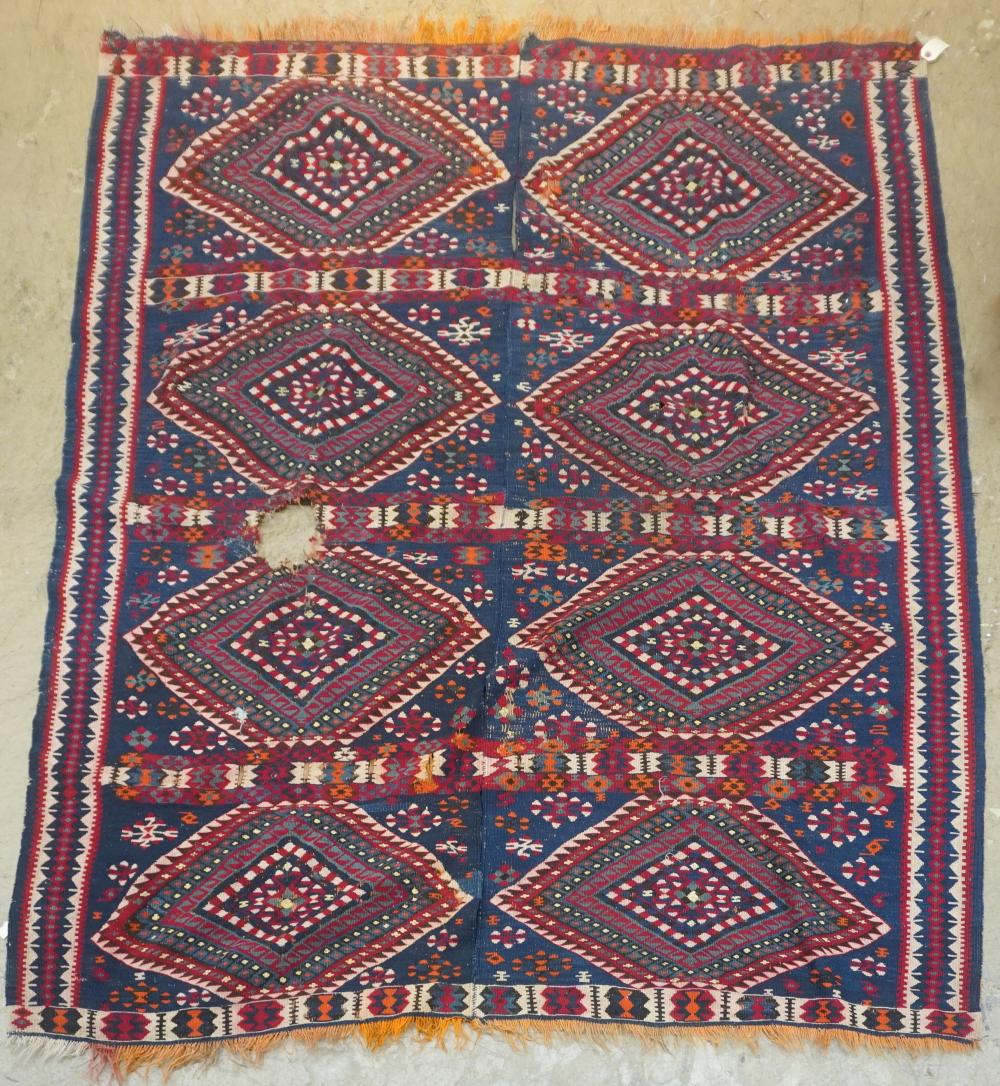 KILIM RUG, 6 FT 6 IN X 5 FT 6 INKilim