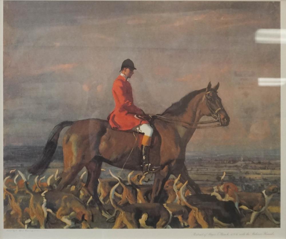 PORTRAIT OF MAJOR T BOUCH ON HORSEBACK  2e8160