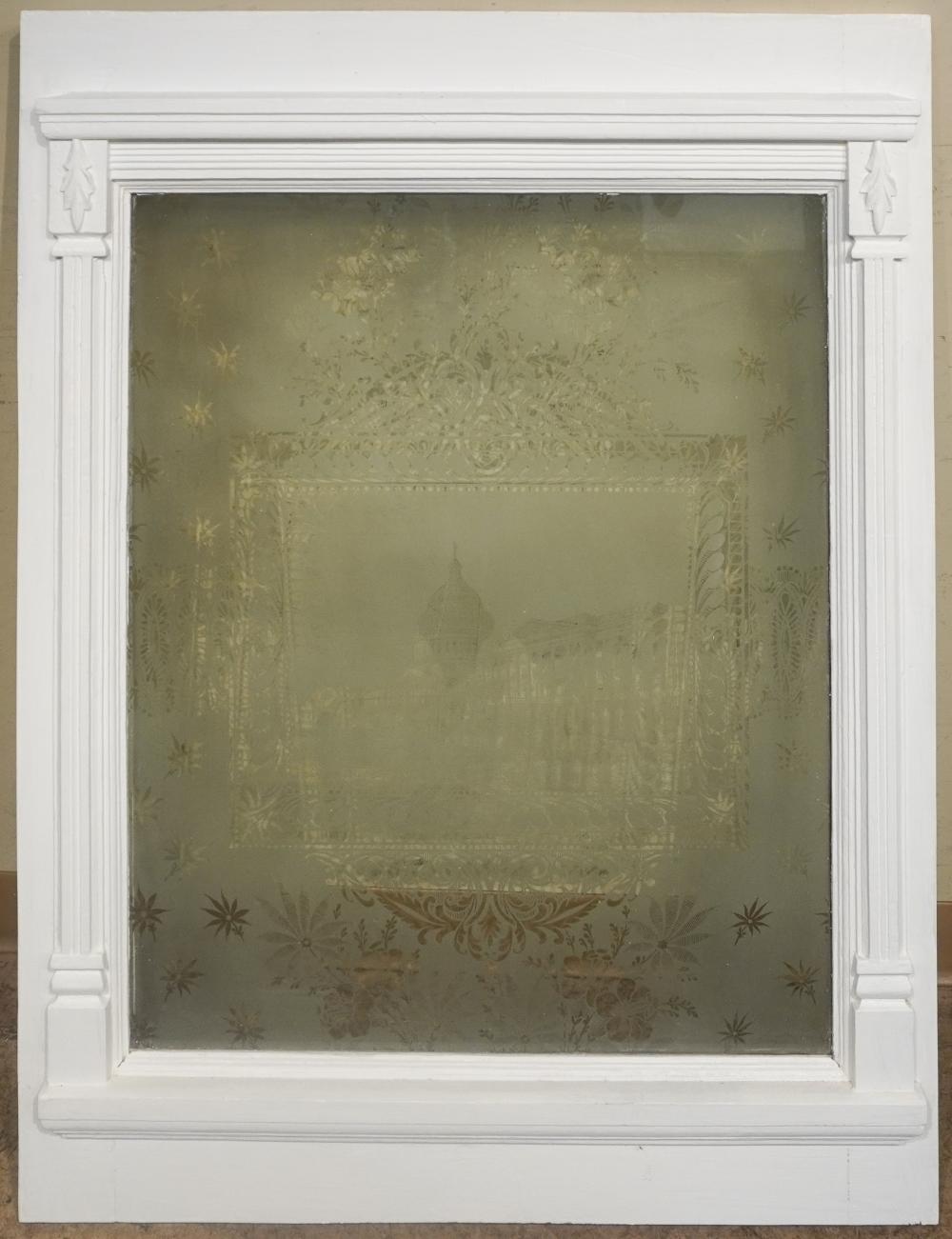 CAPITOL DECORATED ETCHED GLASS 2e81aa