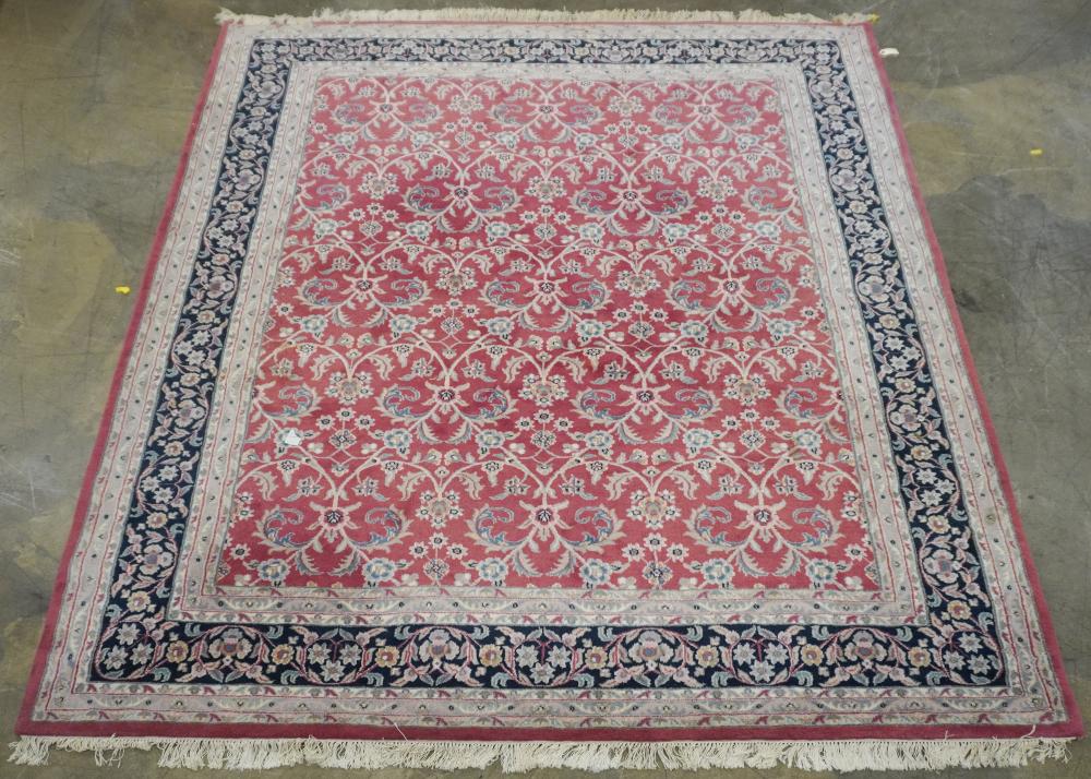 INDO TABRIZ RUG, 10 FT 1 IN X 7