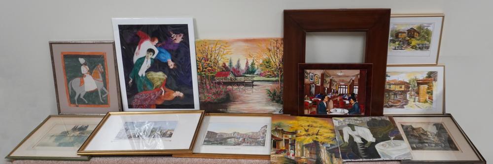 COLLECTION OF ASSORTED FRAMED WORKS 2e82cf