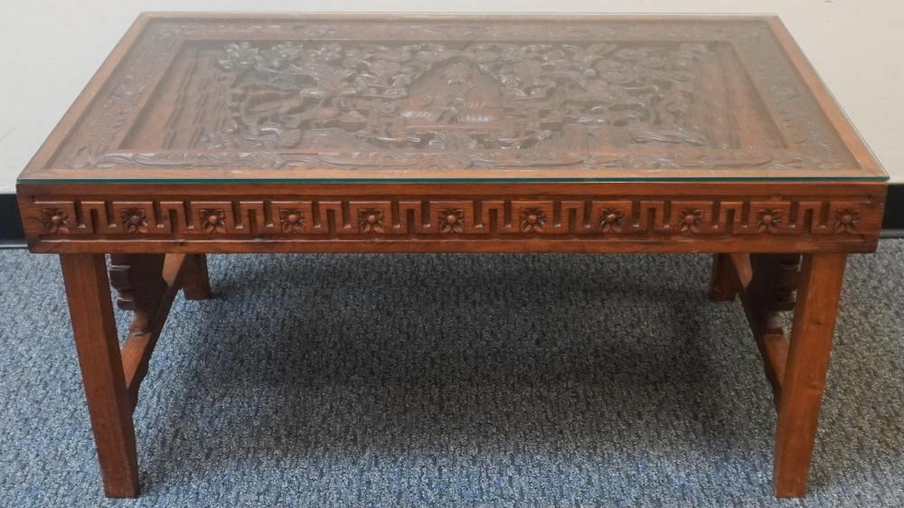 LAOTIAN CARVED HARDWOOD COFFEE 2e8392