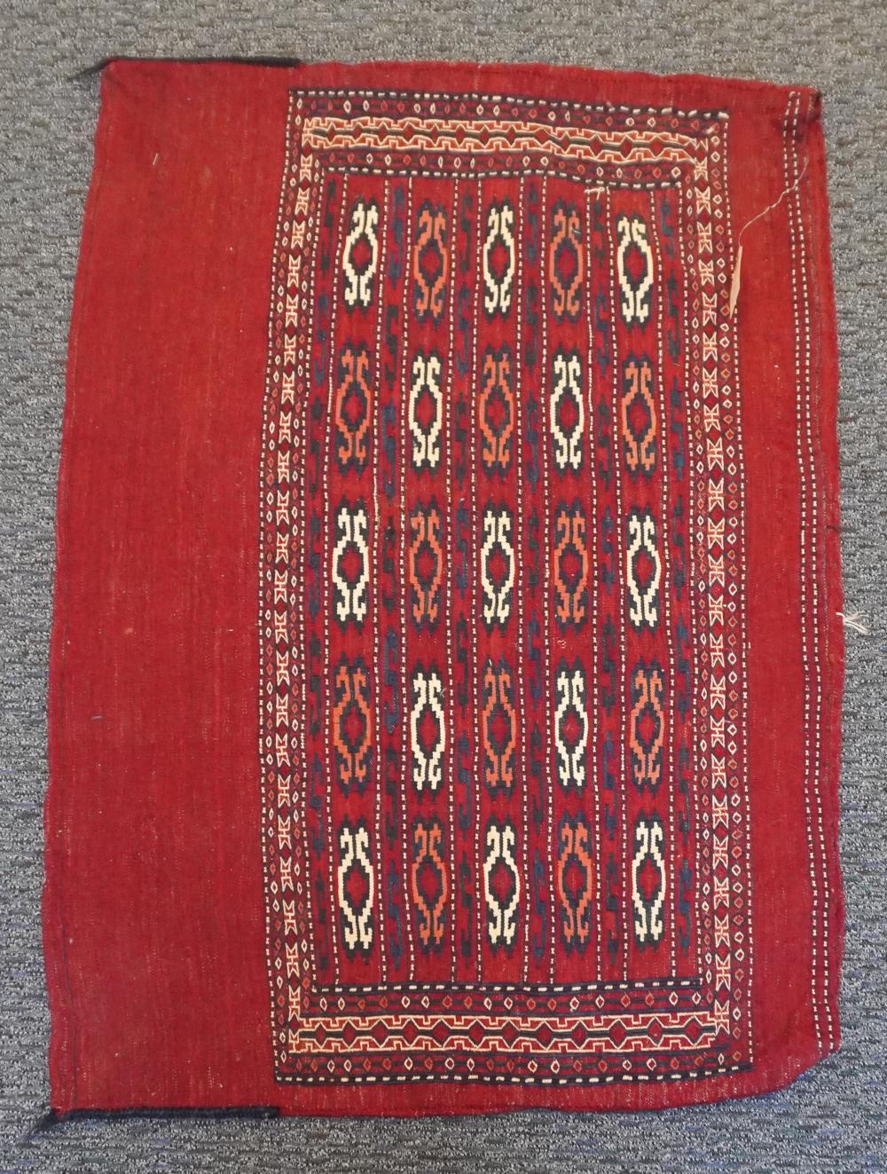 AFGHAN TURKOMAN BAG FACE, 2FT 6IN