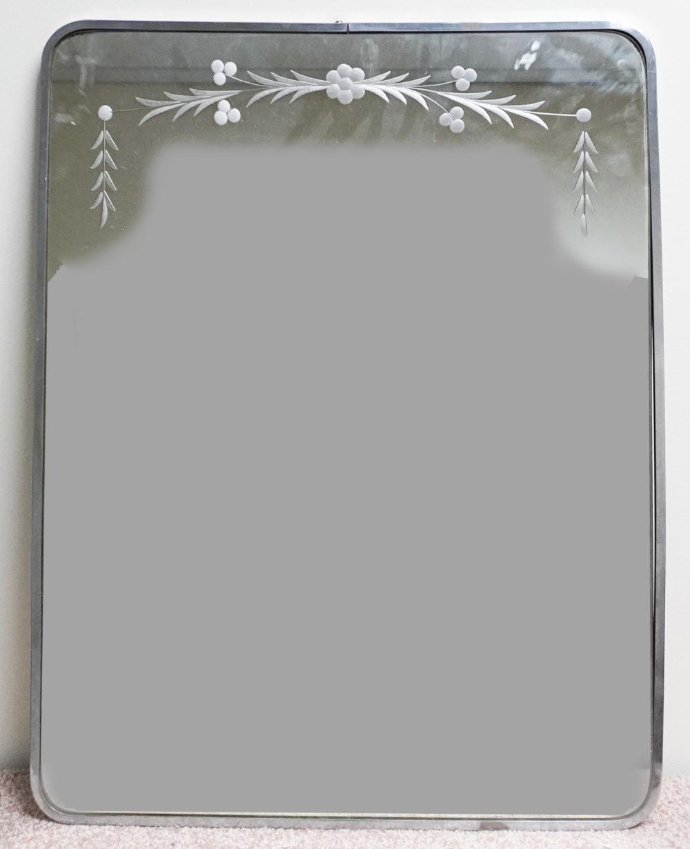 ETCHED GLASS MIRROR 26 1 4 X 20 2e83fd