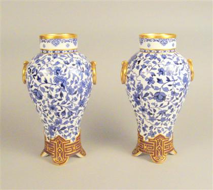 Pair of Mintons Japonisme porcelain 4a6d1